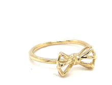 Load image into Gallery viewer, HANDMADE 9CT GOLD BOW RING