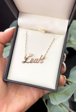 Load image into Gallery viewer, 9CT ROSE GOLD NAME NECKLACE