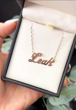 Load image into Gallery viewer, 9CT ROSE GOLD NAME NECKLACE