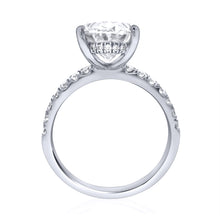 Load image into Gallery viewer, 1.40CT OVAL HIDDEN HALO DIAMOND RING - LABORATORY GROWN