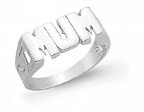 Load image into Gallery viewer, STERLING SILVER MUM RING