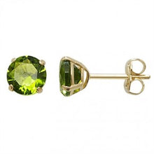 Load image into Gallery viewer, 9CT YELLOW GOLD CUBIC ZIRCONIA BIRTHSTONE STUD EARRINGS