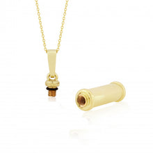 Load image into Gallery viewer, 9CT YELLOW GOLD CYLINDER BOTTLE PENDANT