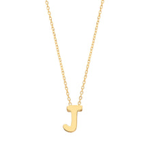 Load image into Gallery viewer, 9CT YELLOW GOLD PETITE INITIAL NECKLACE