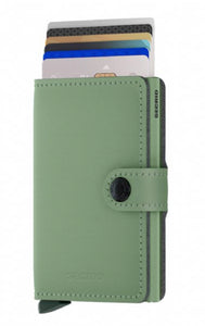SECRID MINI WALLET YARD POWDER PISTACHIO