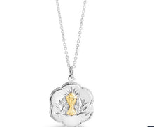 Load image into Gallery viewer, STERLING SILVER TWO TONE CHALICE PENDANT