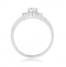 Load image into Gallery viewer, 9CT WHITE GOLD VINTAGE INSPIRED RING