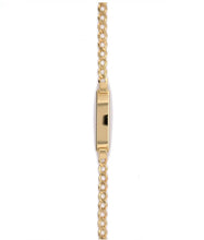 Load image into Gallery viewer, 9CT GOLD CURB ID BABY BRACELET