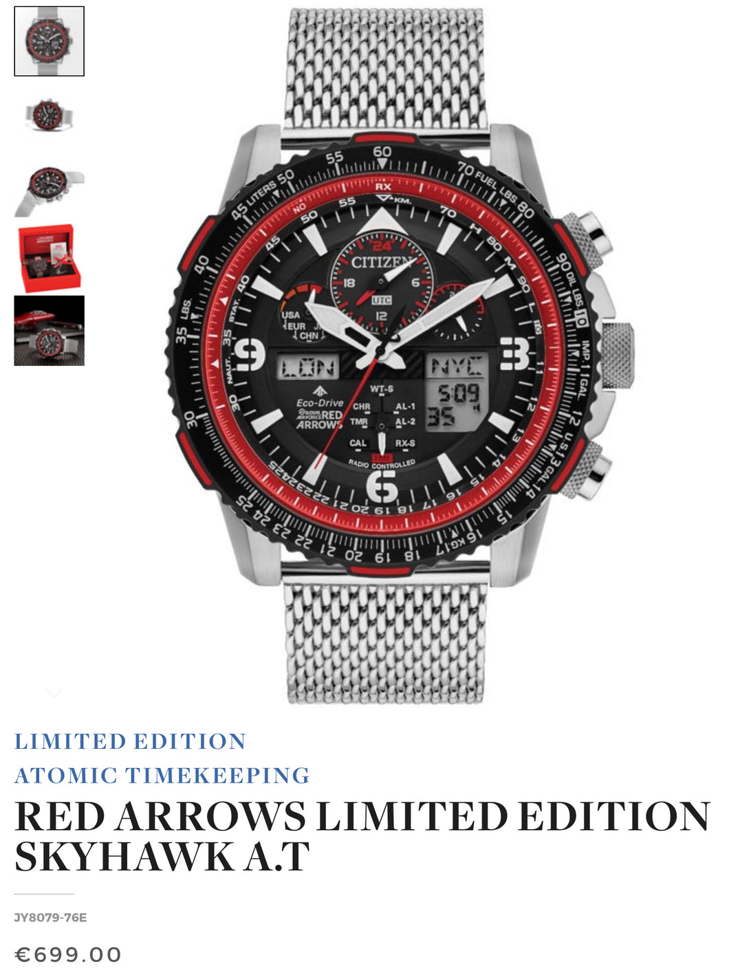 RED ARROWS LIMITED EDITION SKYHAWK A.T. - GENTS TIMEPIECE