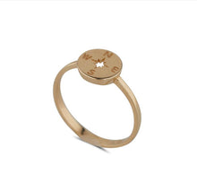 Load image into Gallery viewer, 9CT GOLD COMPASS RING