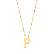 Load image into Gallery viewer, 9CT YELLOW GOLD PETITE INITIAL NECKLACE