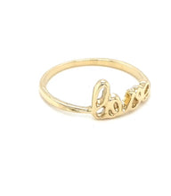 Load image into Gallery viewer, HANDMADE 9CT GOLD SPELL LOVE RING