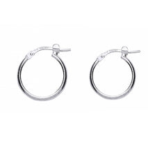 Load image into Gallery viewer, SMALL STERLING SILVER HOOP