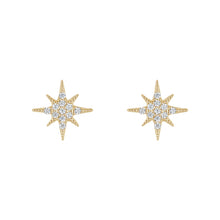 Load image into Gallery viewer, 9CT YELLOW GOLD NORTHERN STAR EARRINGS