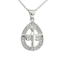 Load image into Gallery viewer, STERLING SILVER CONFIRMATION DOVE PENDANT