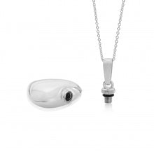 Load image into Gallery viewer, STERLING SILVER HEART BOTTLE PENDANT NECKLACE