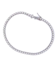 Load image into Gallery viewer, 18CT WHITE GOLD DIAMOND TENNIS BRACELET