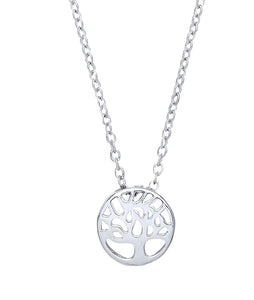 STERLING SILVER TREE OF LIFE CHARM NECKLACE