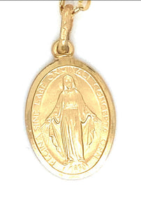 9CT GOLD MIRACULOUS MEDAL